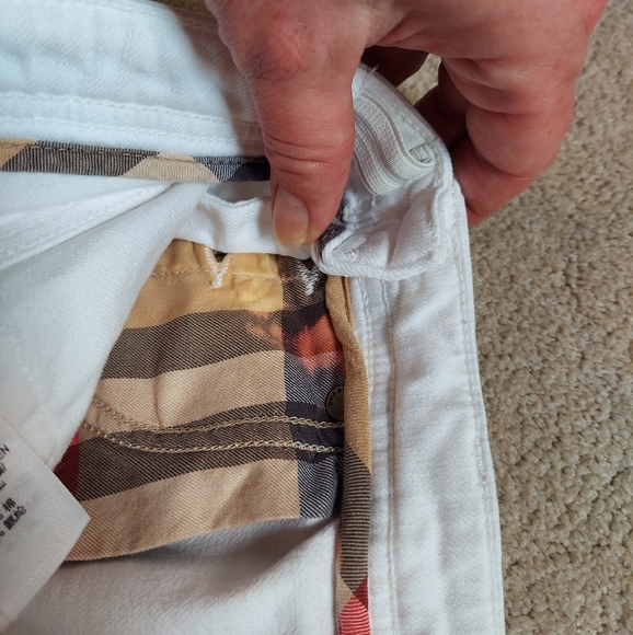 Burberry White Denim Shorts - Picture 11 of 11